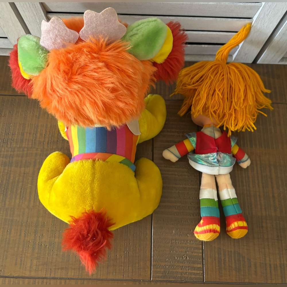 Hallmark 1983 Vintage Rainbow Brite & her loyal companion Puppy Brite - Picture 5 of 16
